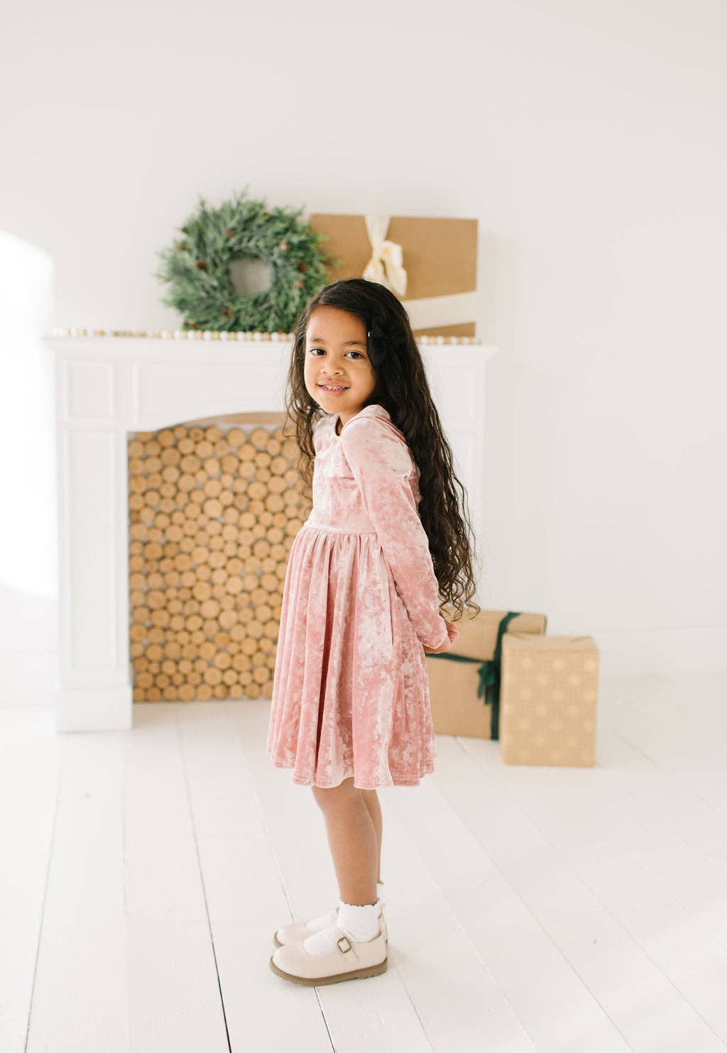 open lace back dress KR1803 VELVET HIGH LIFE DRESS – RADICOOL KIDS main image 0