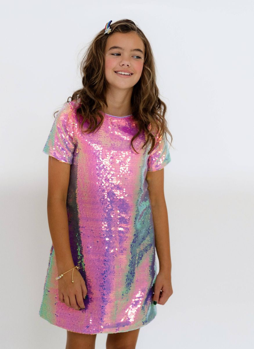 Lola + The Boys Lavender Haze Sequin Dress, 4 Lola + The Boys Lavender Haze Sequin Dress, 4