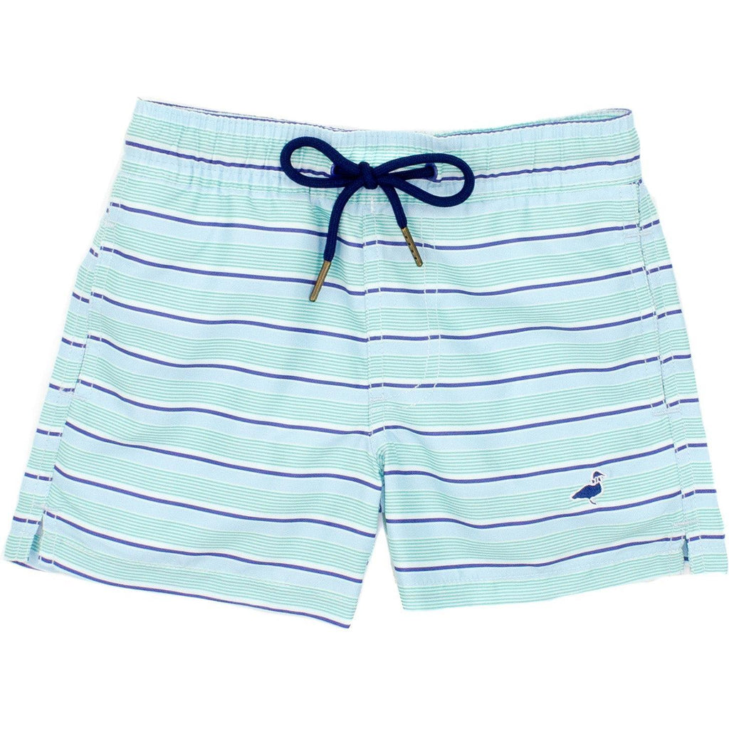 Properly Tied Boys Splash Swim Trunk Wave