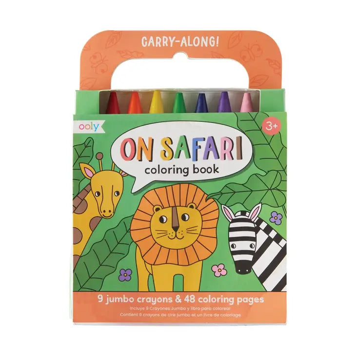 Ooly Abc: Amazing Animals Toddler Color-in' Book