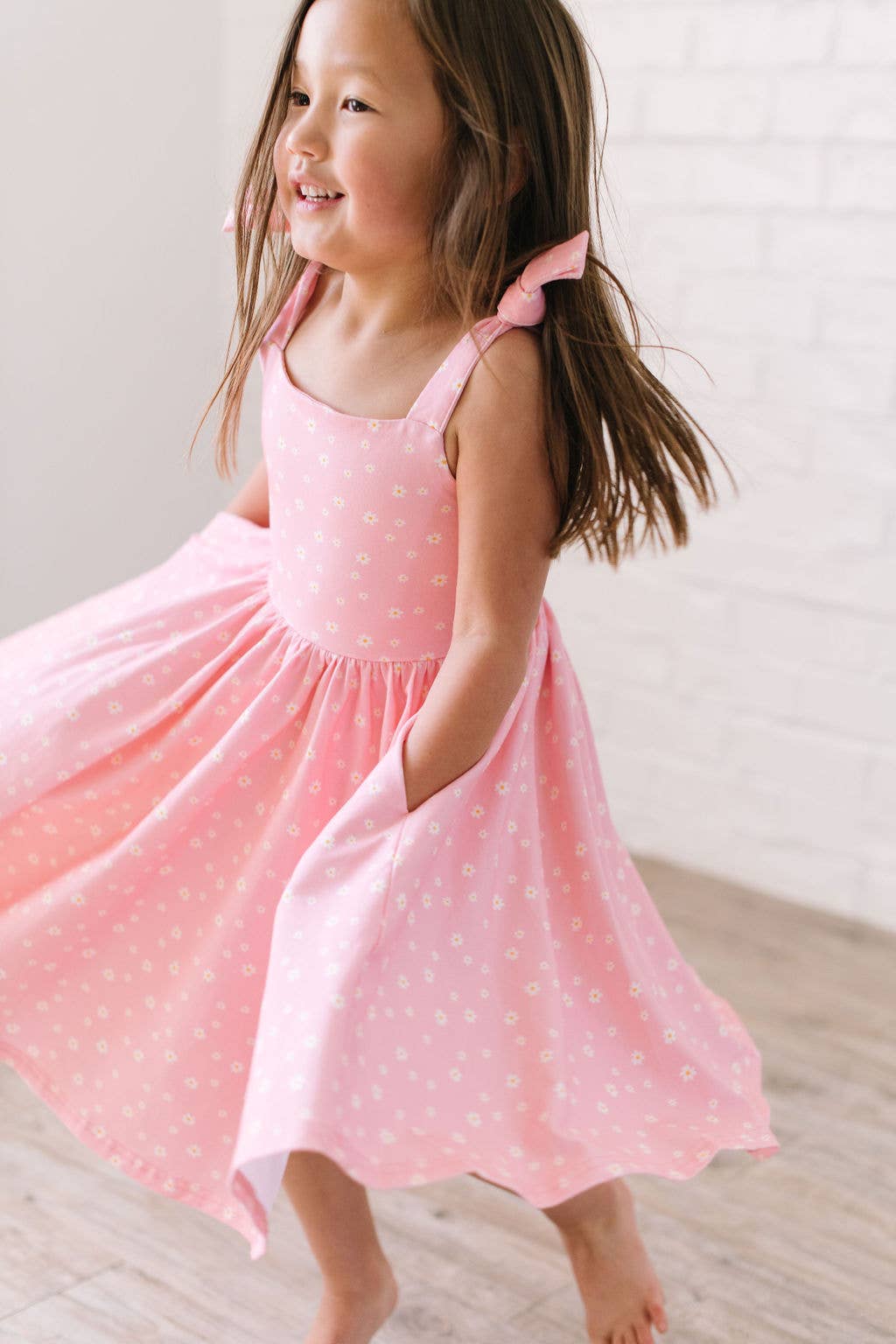 Valerie Dress in Pink Petals – Baby Biz