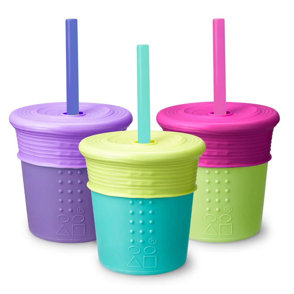 GoSili - 16oz Straw Cup Lime/Sea