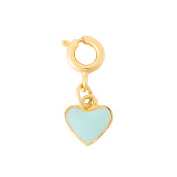 The Crown Mini Heart Charm (Mint)