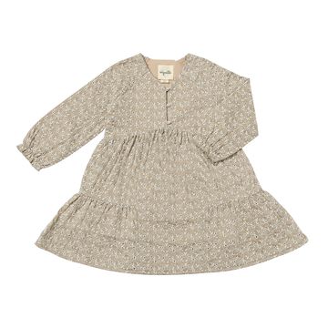 Vignette Juniper Dress | Oatmeal Embroidery