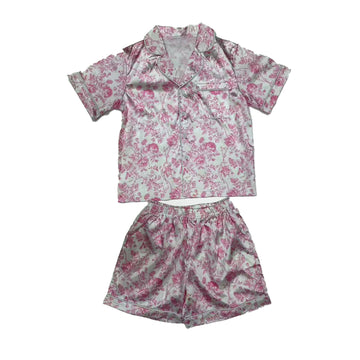 Tweenstyle Loungewear Set Pink Floral Print