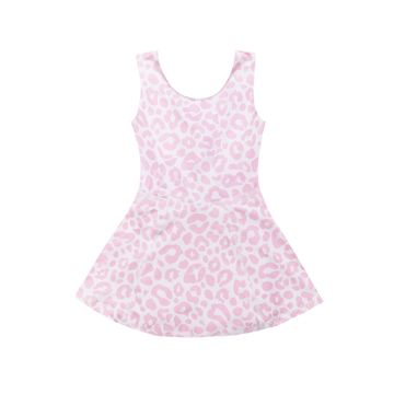 Belle Cher Keller Dress - Pink Leopard