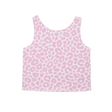 Belle Cher Pink Leopard Razorback Top