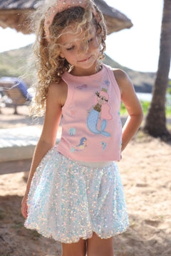 Lola + The Boys Mermaid Patch Tank