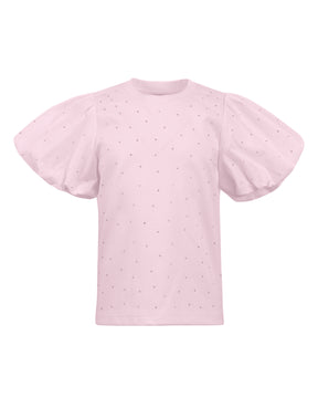 Lola + The Boys Pinky Sparkle Princess Ruffle T-Shirt