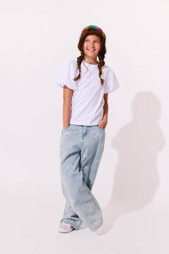 Lola + The Boys Crystal Bows Jeans - Baby Biz