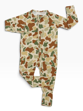 Southern Slumber Camo Double Zipper Bamboo Sleeper
