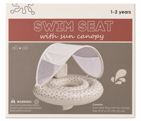 Ali+Oli Baby Swim Seat with Sun Canopy (Bloom)