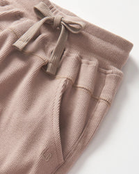 Ribbed Jogger - Mushroom