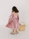 Gwendolyn Dress in Tea Rose Crushed Velvet
