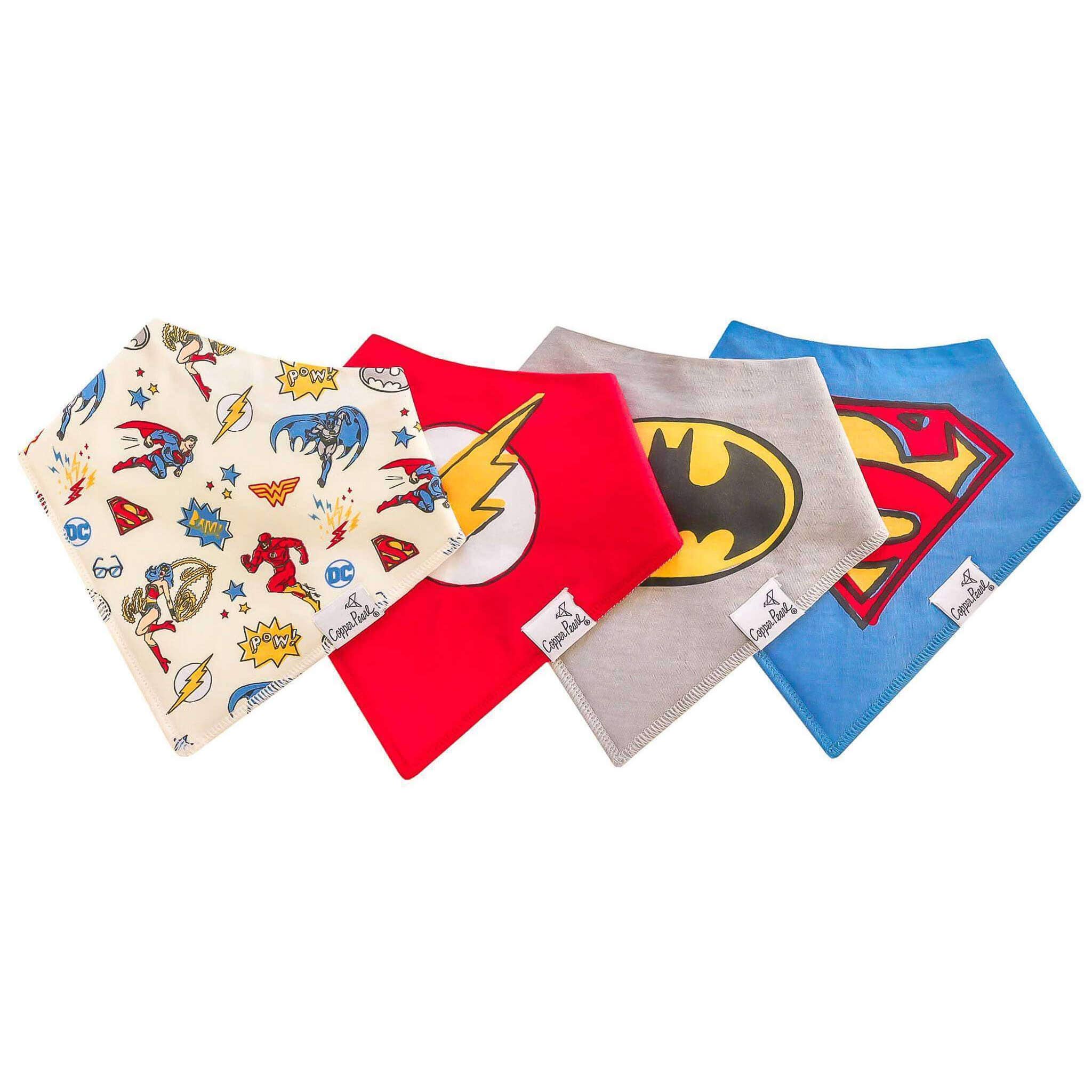 Baby Bandana Bibs - Justice League