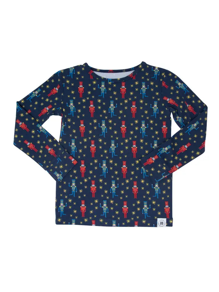 Big Kid Pajama - Nutcracker Navy