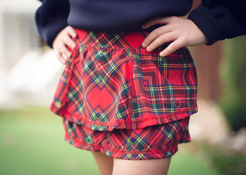 Girls Print Ruffle Skirt Colonial