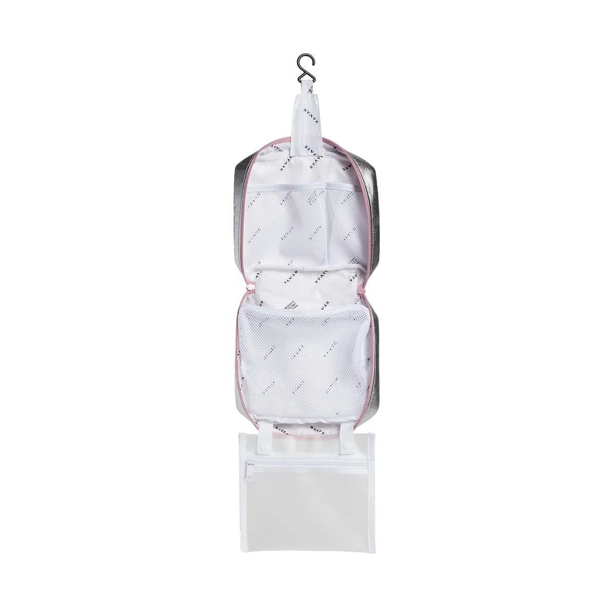 Pink & Silver Bensen Toiletry Kit