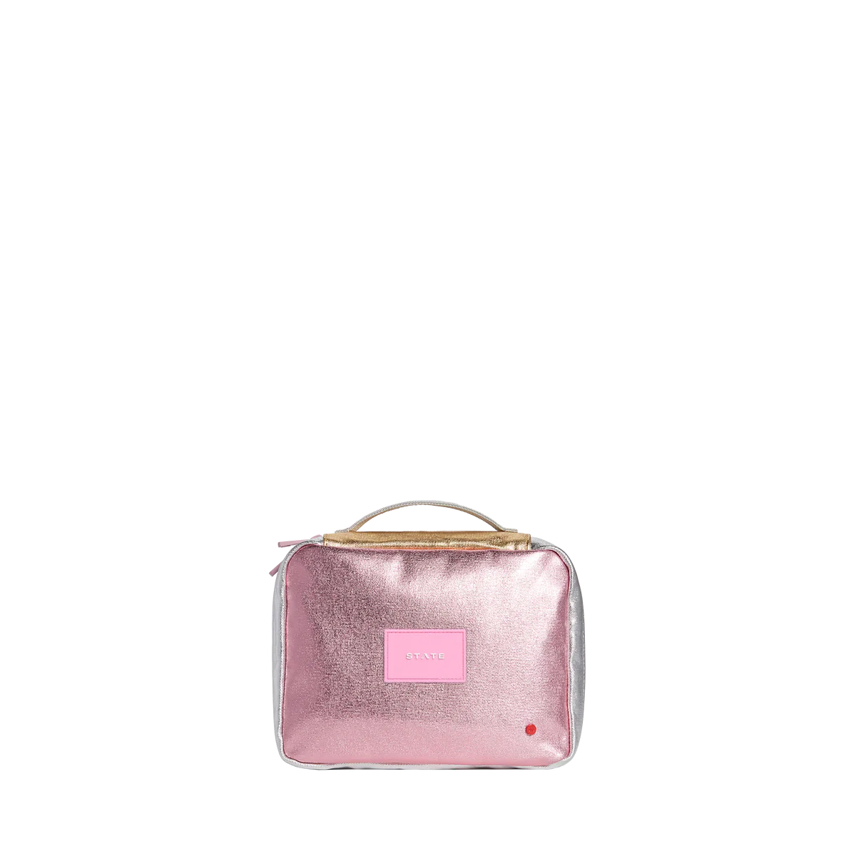 Pink & Silver Bensen Toiletry Kit