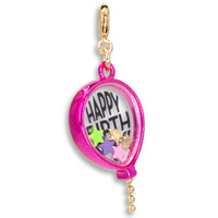 CHARM IT! Gold Birthday Balloon Shaker Charm