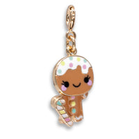 Charm It! Gold Swivel Gingerbread Man Charm