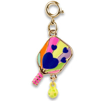 Charm It! Gold Pickleball Charm