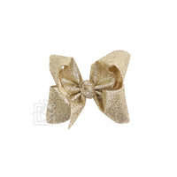 Large Glitter Metallic Bow