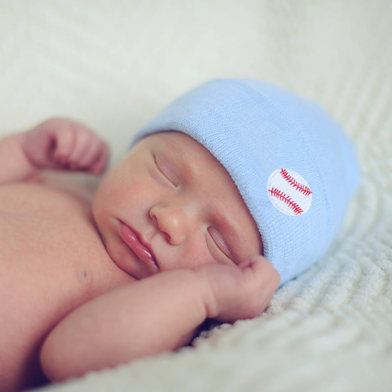 BASEBALL Newborn Boy Hospital Newborn: Newborn / Blue
