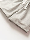 Stitch Pocket Jersey Short - Light Heather Grey