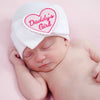 Daddy's Girl Hospital Hat: Newborn