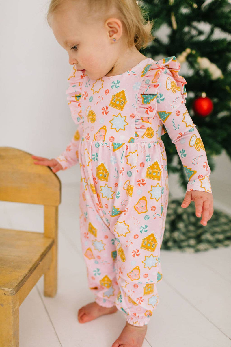 Mabel Romper in Christmas Cookies