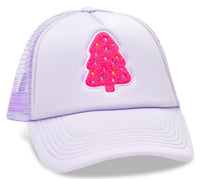HOLIDAY TREE TRUCKER HAT
