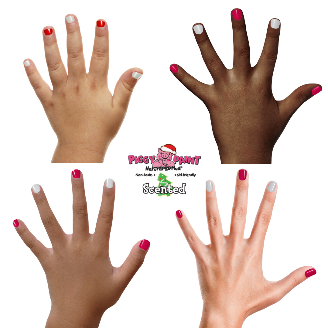 Scented Candy Cane Craze Non-Toxic Kids Nail Polish