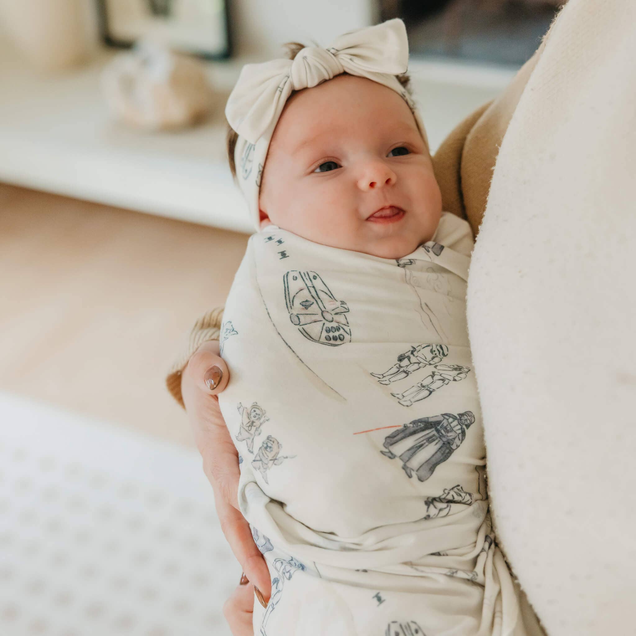 Copper Pearl Knit Swaddle Blanket | Tatooine