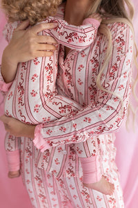 In My Jammers Vintage Love Zipper Romper