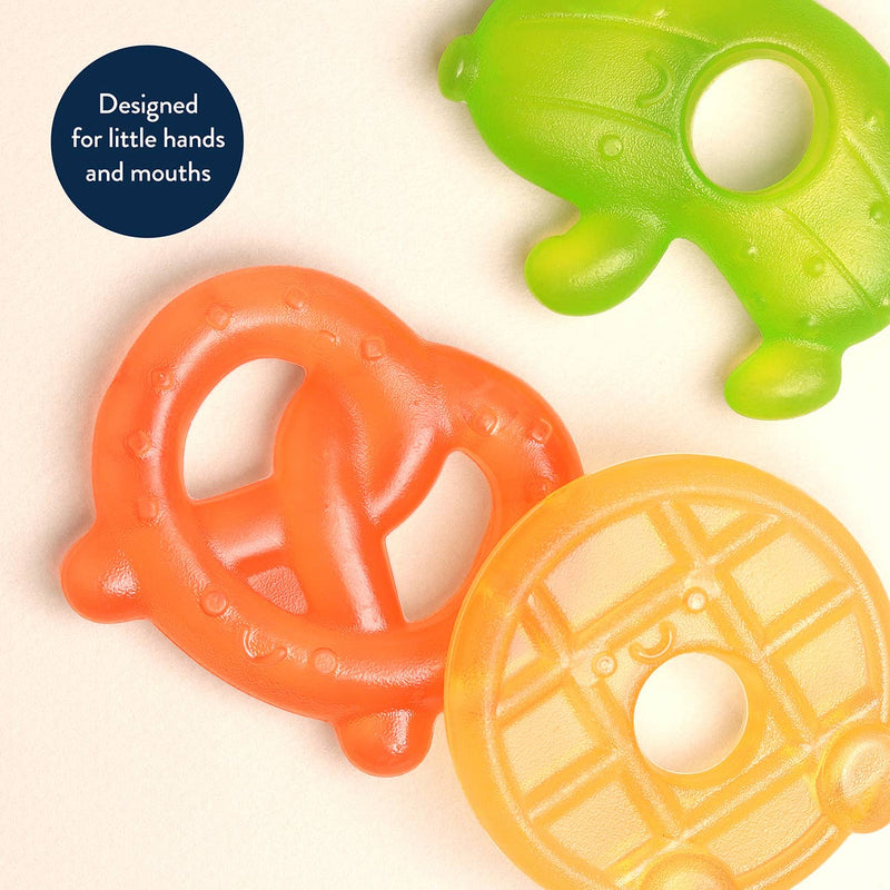 Cutie Coolers™ Water Filled Teethers (3-pack): Silly Foods
