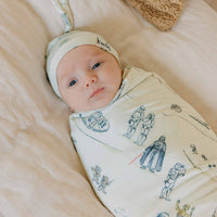 Copper Pearl Knit Swaddle Blanket | Tatooine