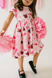 Classic Twirl Dress in Game Day