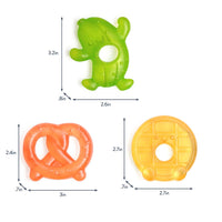 Cutie Coolers™ Water Filled Teethers (3-pack): Silly Foods