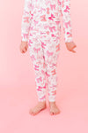 Pink Bows Long Sleeve Jammies Set