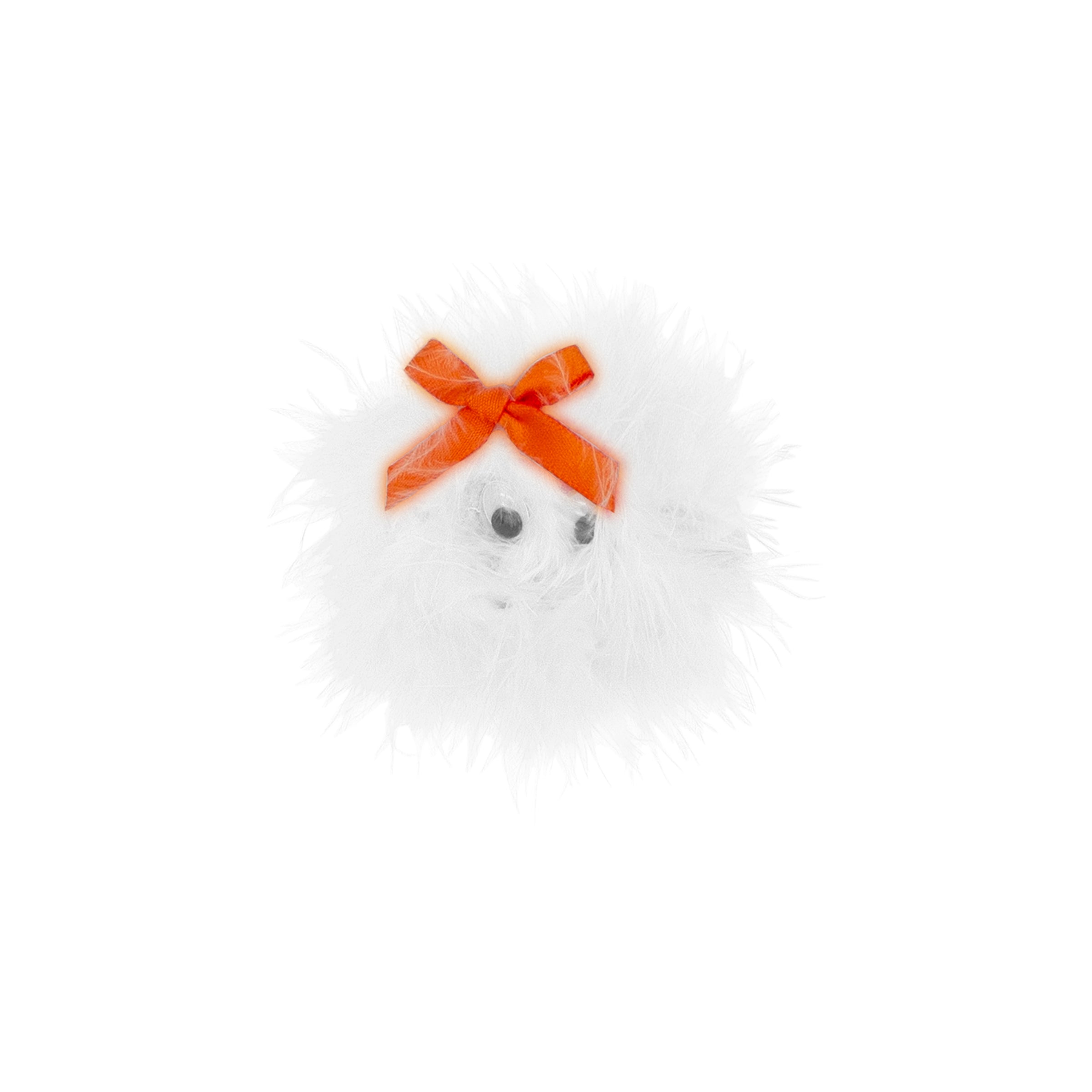 Ghost Marabou Feather Hair Clip
