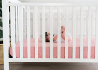 Premium Knit Fitted Crib Sheet - Darling