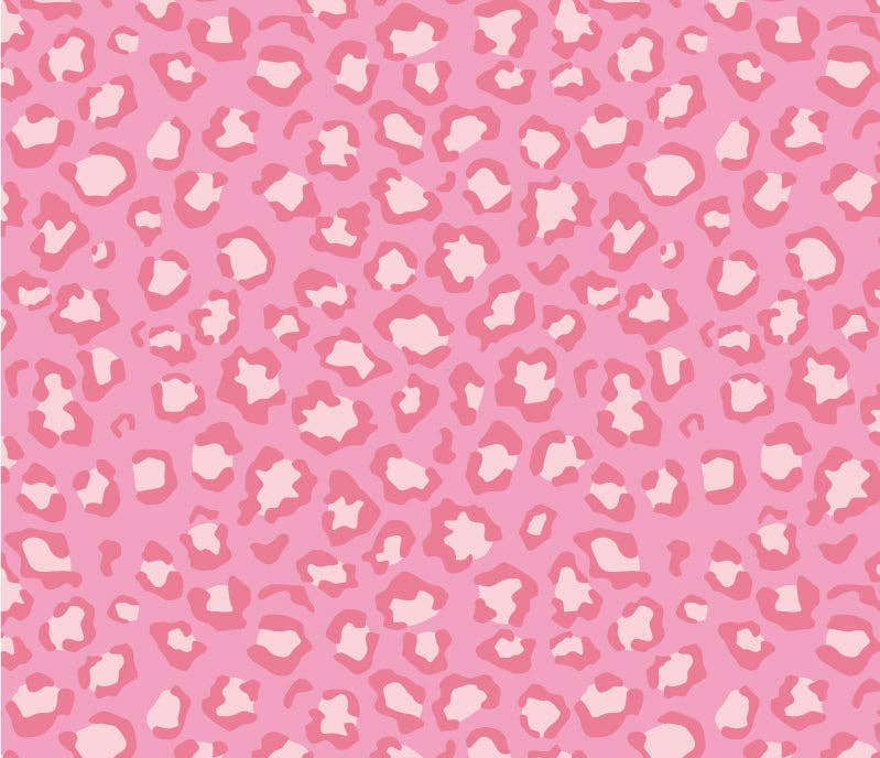 Plush Spa Wrap - Pink Leopard
