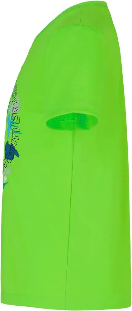 UA Tech Curve Ball SS Hyper Green - Baby Biz