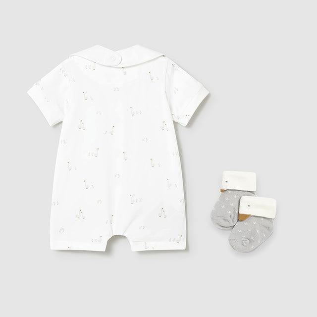 Mayoral Short Pijama Gift Set | White