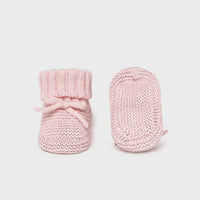 Mayoral Knit Booties | Crystal