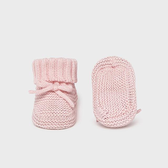 Mayoral Knit Booties | Crystal