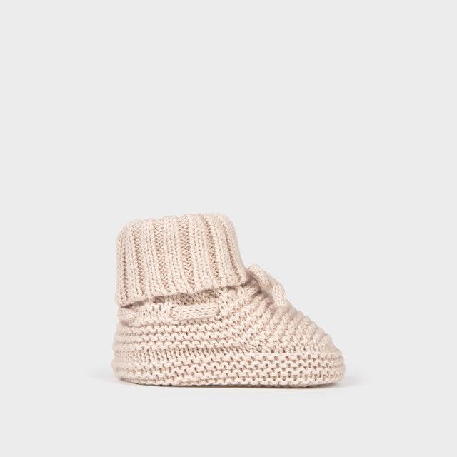 Mayoral Knit Booties | Col. Mole
