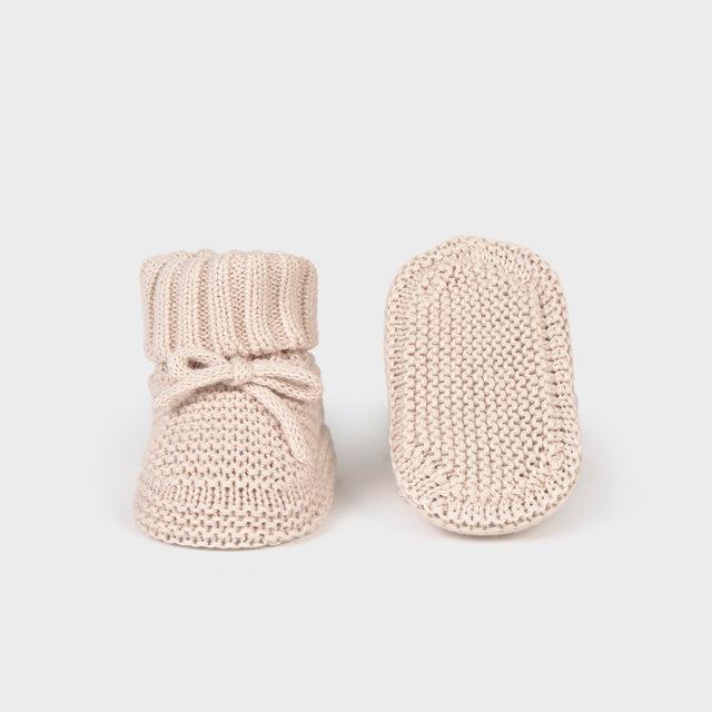 Mayoral Knit Booties | Col. Mole
