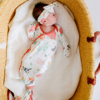 Newborn Knotted Gown - Farmstead